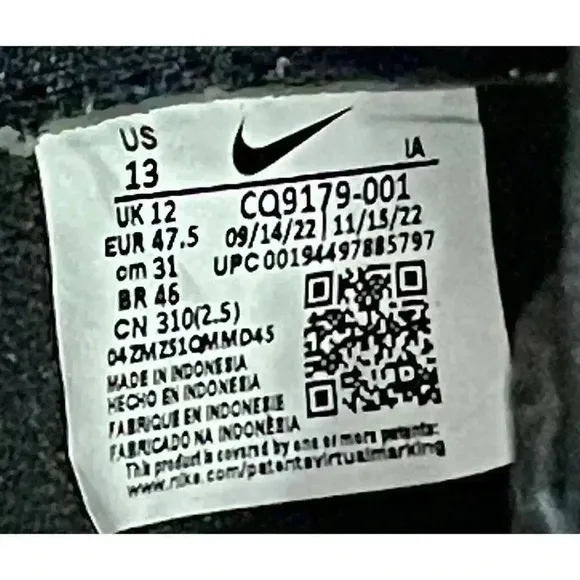 Nike Men's Court Royale 2 Mid Black/White CQ9179-001 Size 13