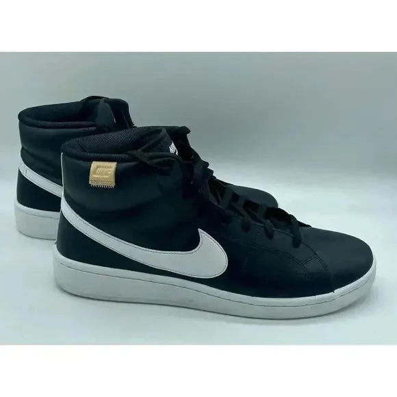 Nike Men's Court Royale 2 Mid Black/White CQ9179-001 Size 13