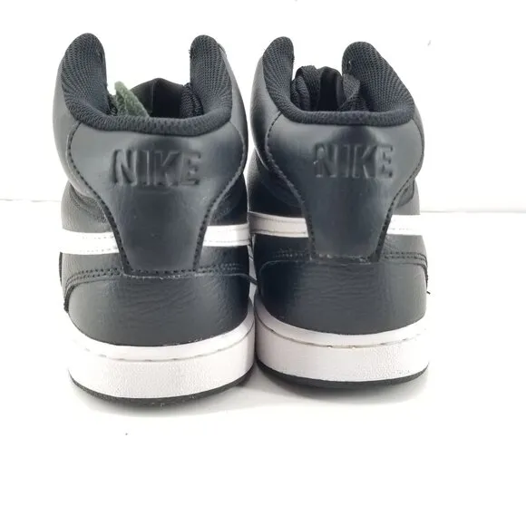 Nike Men's Court Vision Mid CD5466-001 Black Lace Up Sneaker Shoes Size 8.5