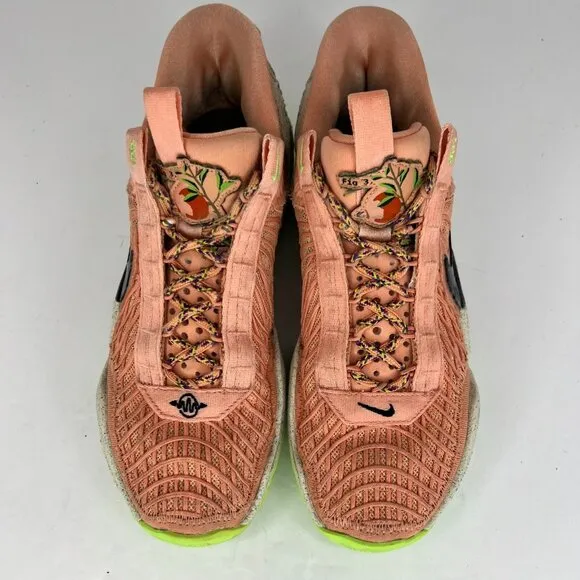 Nike Mens DA6725-800 Peach Cosmic Unity Pomegranate Size 7 Basketball Shoes