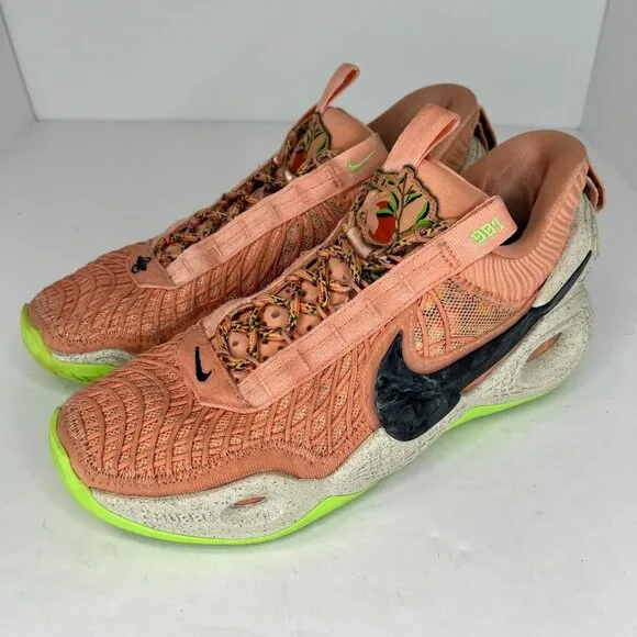 Nike Mens DA6725-800 Peach Cosmic Unity Pomegranate Size 7 Basketball Shoes