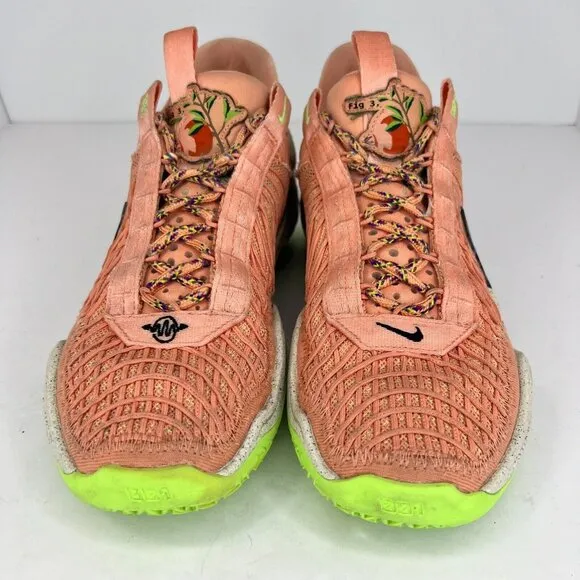 Nike Mens DA6725-800 Peach Cosmic Unity Pomegranate Size 7 Basketball Shoes