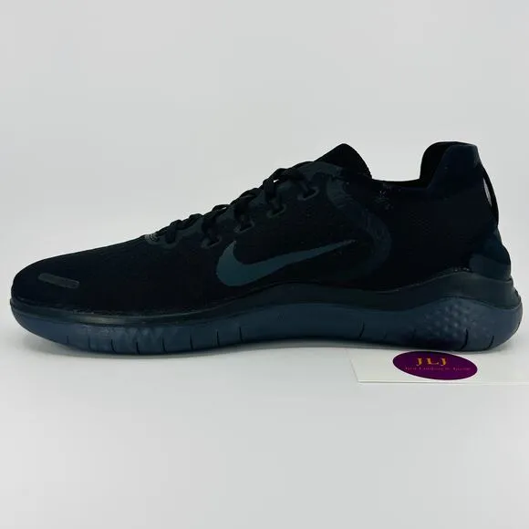 Nike Men's Free Run 2018 Road Running Shoes Black/Anthracite 942836-002 Size 13