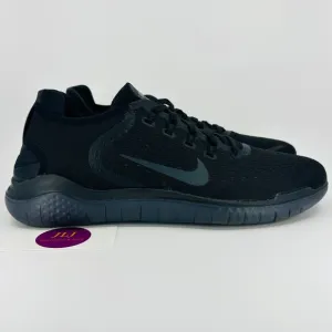 Nike Men's Free Run 2018 Road Running Shoes Black/Anthracite 942836-002 Size 13