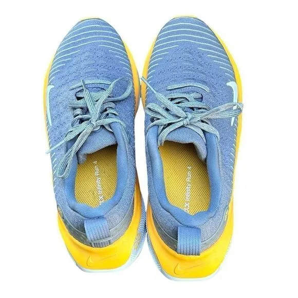 Nike Men's InfinityRN 4 Road Running Shoes Gray Size 8.5 Baylor U Team issued