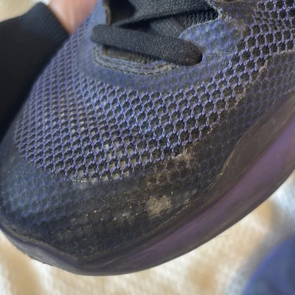 Nike men’s Kobe 10 blackout - Black and Purple Basketball shoes