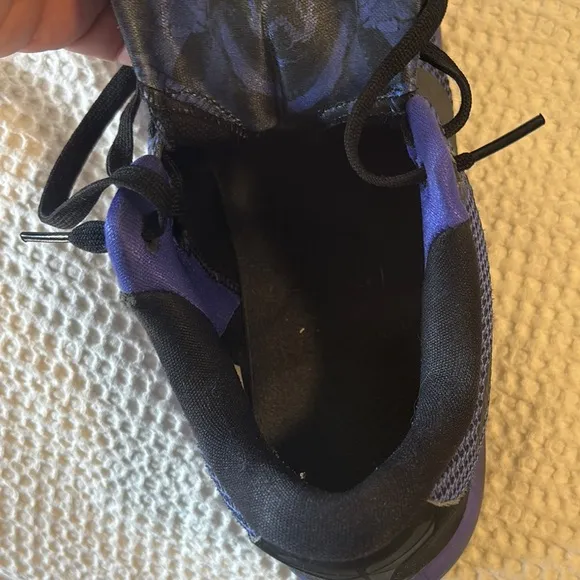 Nike men’s Kobe 10 blackout - Black and Purple Basketball shoes