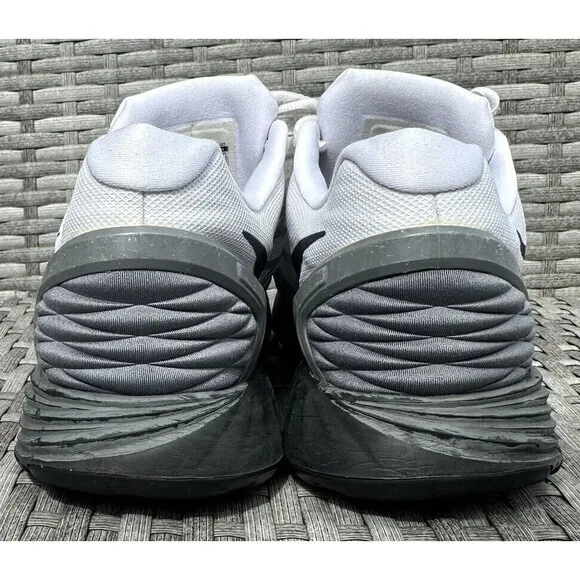 Nike Men's Lunarglide 6‎ White Grey Black Running Shoes Size 12.5