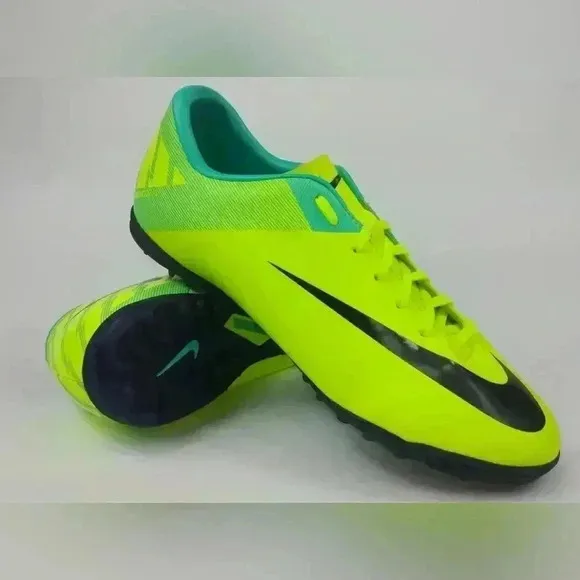 Nike Mens Rare Mercurial Victory II Turf Soccer Shoes Cleats 441994-754 Size 6