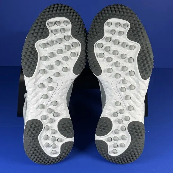 Nike Men's Size 8 Alpha Huarache Elite 4 Turf Baseball Shoes Grey DJ6523-010