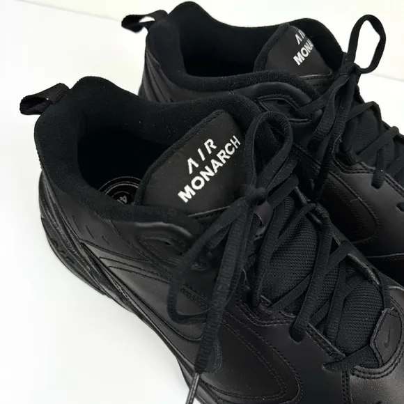 Nike Men's Sz 13 Air Monarch IV Training Sneakers Full Length Air Black Shoes