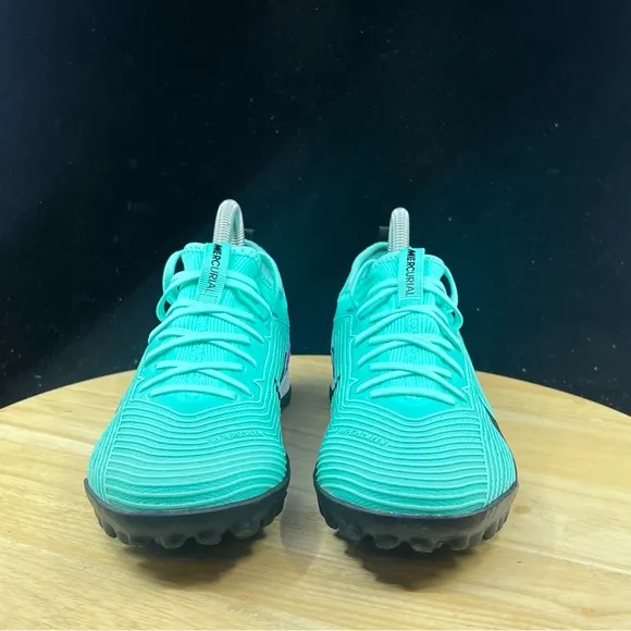 Nike Mercurial Zoom Vapor 15 Pro TF Wmns sz 7.5 Turquoise Turf Soccer DJ5605-300