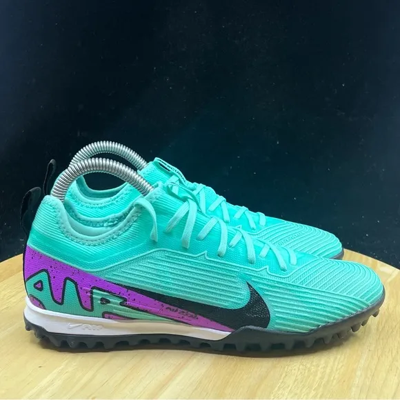 Nike Mercurial Zoom Vapor 15 Pro TF Wmns sz 7.5 Turquoise Turf Soccer DJ5605-300