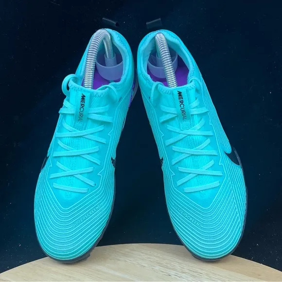 Nike Mercurial Zoom Vapor 15 Pro TF Wmns sz 7.5 Turquoise Turf Soccer DJ5605-300
