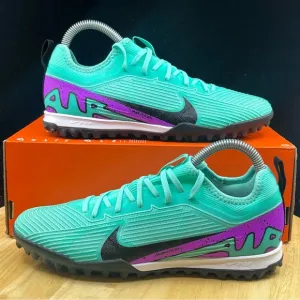 Nike Mercurial Zoom Vapor 15 Pro TF Wmns sz 7.5 Turquoise Turf Soccer DJ5605-300