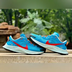 Nike Pegasus Trail 3 Laser Blue Habanero Red - Size 11 Men’s (DA8697-400)