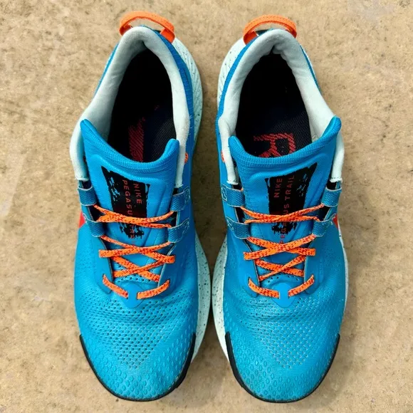 Nike Pegasus Trail 3 Laser Blue Habanero Red - Size 11 Men’s (DA8697-400)