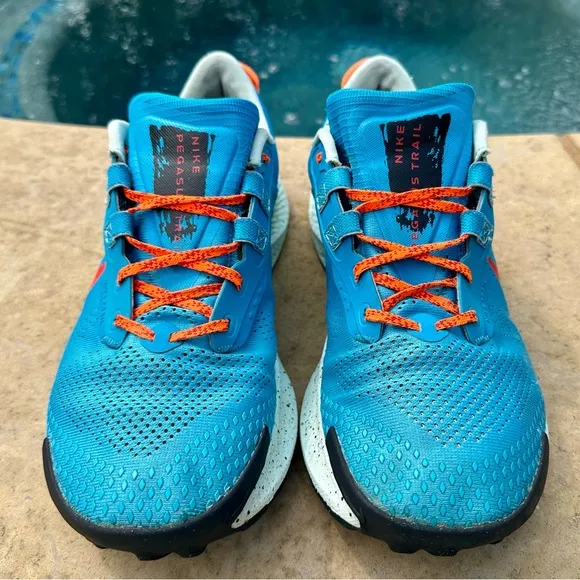 Nike Pegasus Trail 3 Laser Blue Habanero Red - Size 11 Men’s (DA8697-400)
