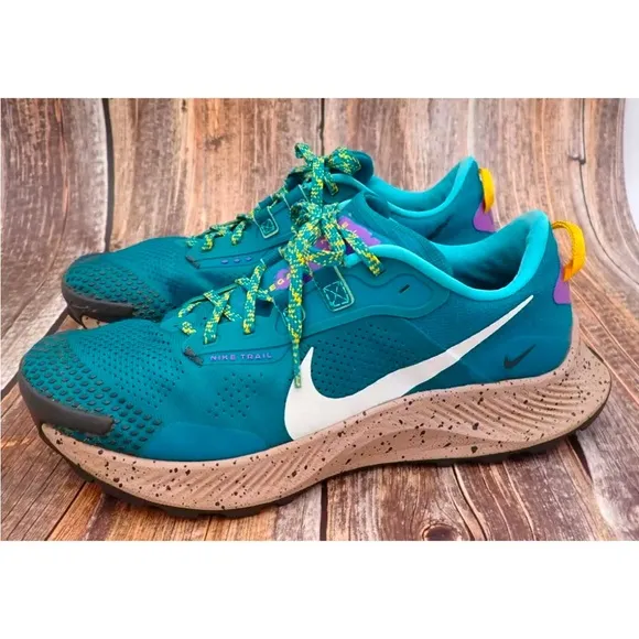 Nike Pegasus Trail 3 Mystic Teal Trail Hiking Shoes DA8697-300 Mens Size 9