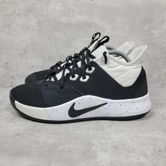 Nike PG 3 TB Black Basketball Shoes Paul George Sneakers Mens Size 8 CN9512-002