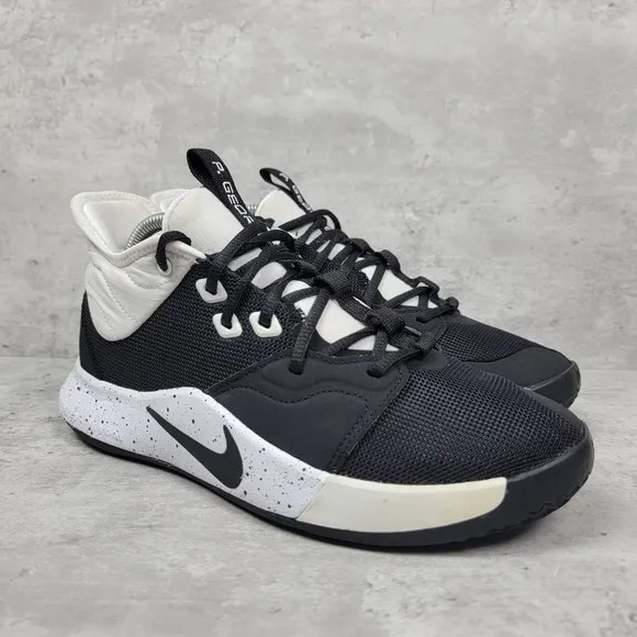 Nike PG 3 TB Black Basketball Shoes Paul George Sneakers Mens Size 8 CN9512-002