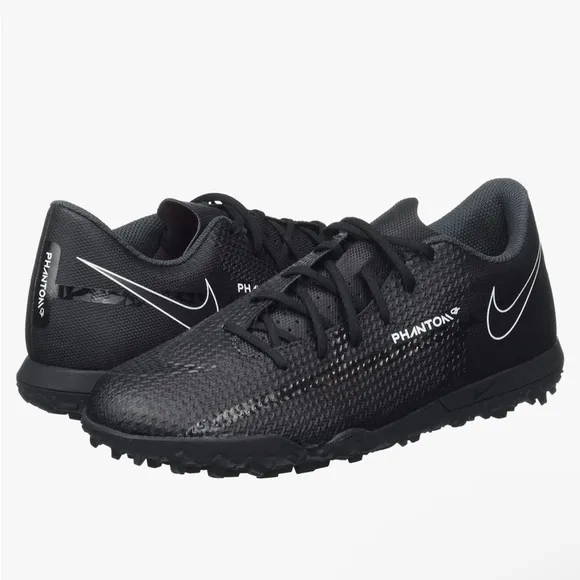 Nike Phantom GT2 Club TF Black Men's Soccer Shoes Size 10.5 NEW