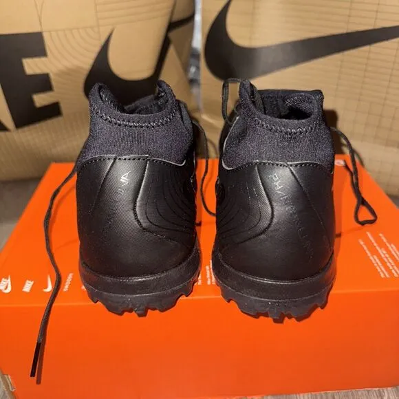 Nike Phantom Luna 2 Academy TF Soccer Turf Black FJ2566-001 Size 9.5 Men