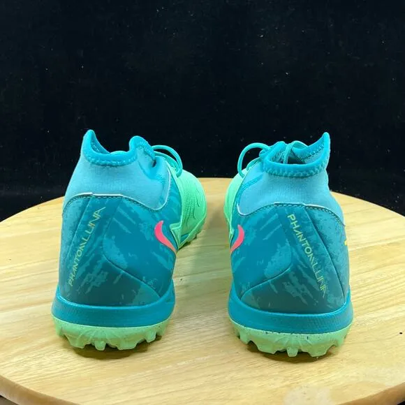 Nike Phantom Luna II Academy LV8 TF Mens FJ2580-300 Soccer Turf Shoes Size 7.5