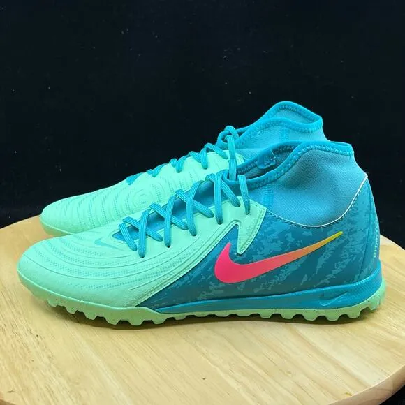 Nike Phantom Luna II Academy LV8 TF Mens FJ2580-300 Soccer Turf Shoes Size 7.5