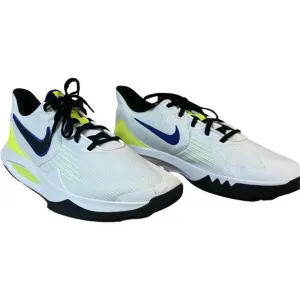 Nike Precision 5 Flyease CW3403-100 White Barely Volt Basketball Shoes Sneakers