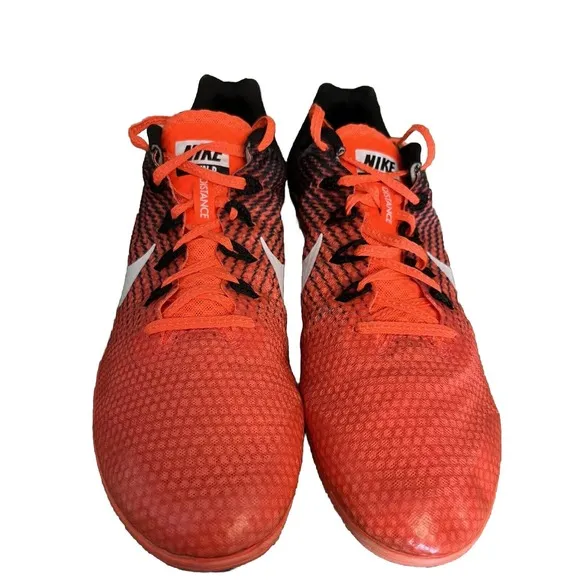Nike Racing Distance Track Shoes 806555-811 Rival D‎ Men’s 12.5 Orange New