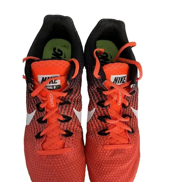 Nike Racing Distance Track Shoes 806555-811 Rival D‎ Men’s 12.5 Orange New