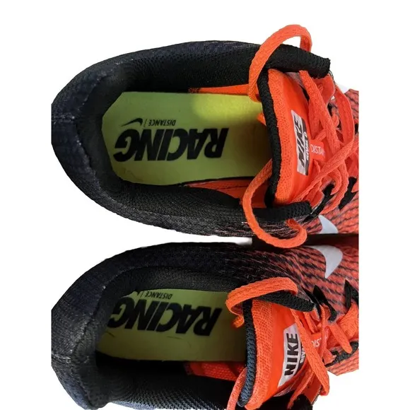 Nike Racing Distance Track Shoes 806555-811 Rival D‎ Men’s 12.5 Orange New