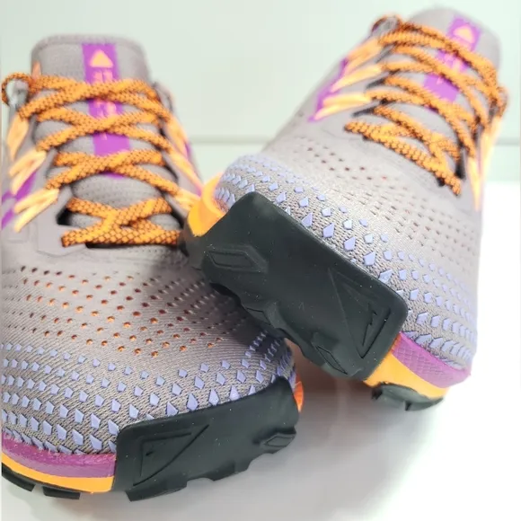 Nike React Pegasus Trail 4 Purple Orange Lightweight Running Sneakers Women's 8