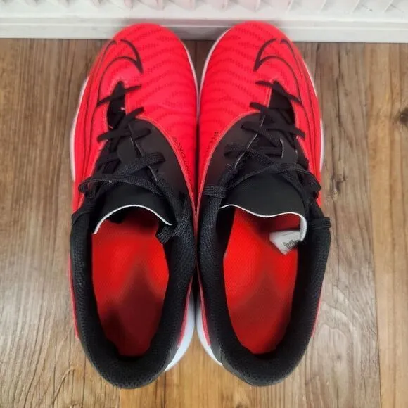 Nike React Phantom GX Pro TF Youth 3.5 Red Black Turf Soccer Cleats DD9567-600