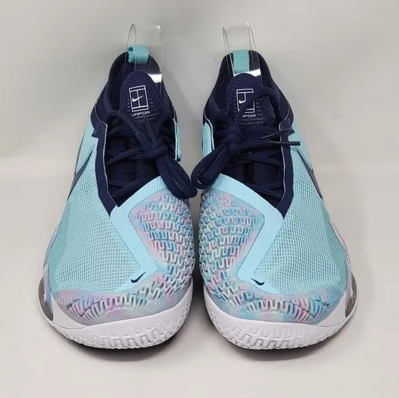 Nike React Vapor NXT HC Glacier Blue Court Shoes CV0742-402 Women Size 10.5 New