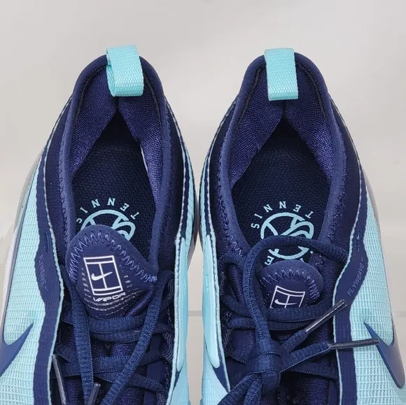 Nike React Vapor NXT HC Glacier Blue Court Shoes CV0742-402 Women Size 10.5 New