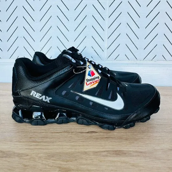 ⭐Nike Reax 8 TR Mesh Size 9  Men's Training Shoes Black/White 621716-033 New⭐