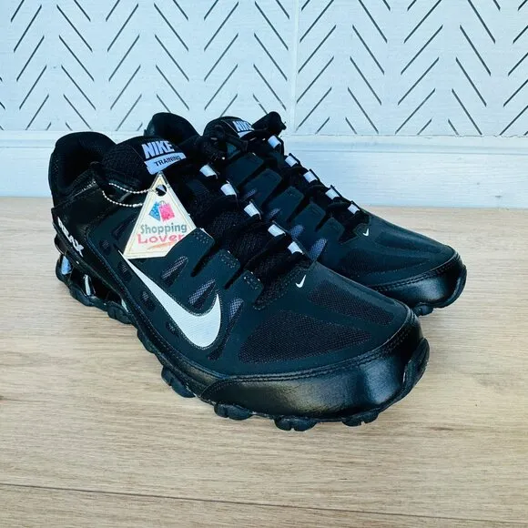 ⭐Nike Reax 8 TR Mesh Size 9  Men's Training Shoes Black/White 621716-033 New⭐