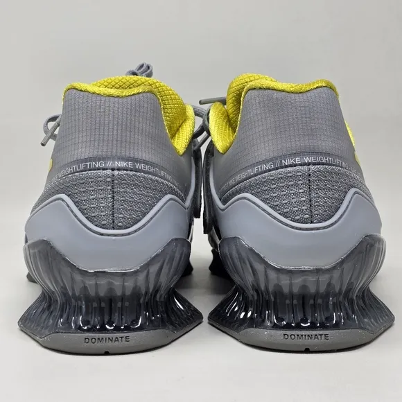 Nike Romaleos 4 Wolf Grey Lightening Weightlifting CD3463-002 Men's Sz 10.5 New