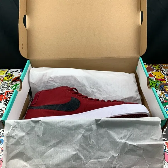 Nike SB Blazer Court Mid Red Mens Various Sizes