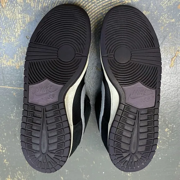 Nike SB Dunk Low Pro Purple Black White 318019-600 10 Skateboarding