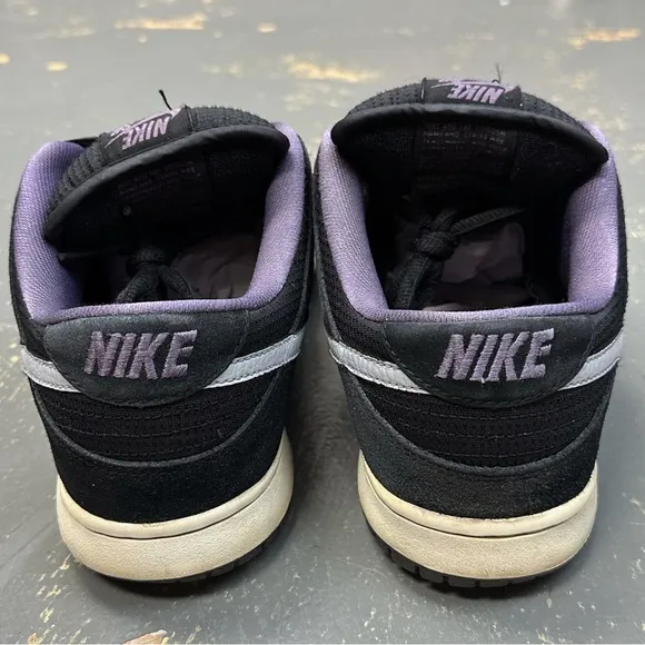 Nike SB Dunk Low Pro Purple Black White 318019-600 10 Skateboarding