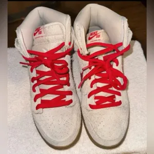 Nike SB Men's Athletic Shoes - Gray and Red