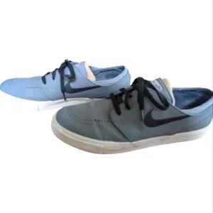 Nike SB Zoom Stefan Janoski Cool Grey Leather Sneakers Size 13 EUC