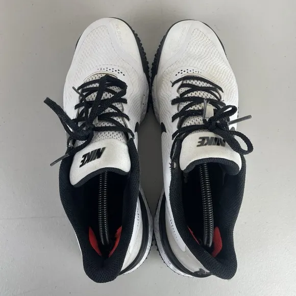 Nike Shoes Alpha Huarache Mens 11 Elite 3 Turf White Black CV3560-104