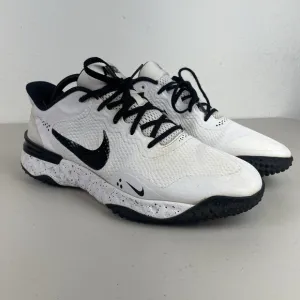 Nike Shoes Alpha Huarache Mens 11 Elite 3 Turf White Black CV3560-104