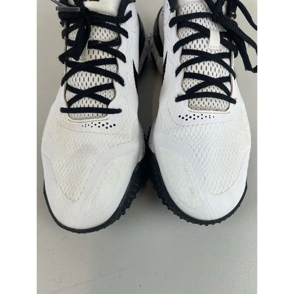 Nike Shoes Alpha Huarache Mens 11 Elite 3 Turf White Black CV3560-104