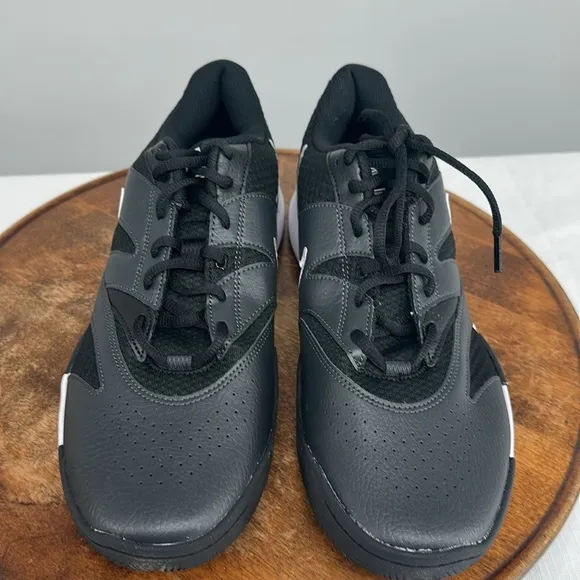 Nike Shoes Mens 11.5 Court Lite 4 Black White Sneakers Tennis Pickball Athletic
