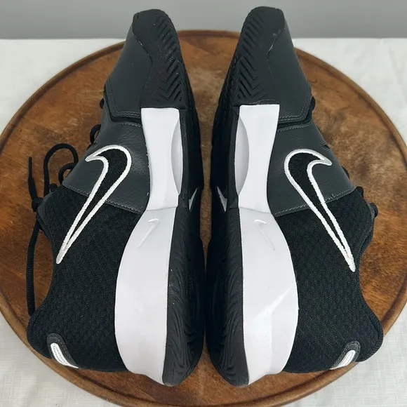 Nike Shoes Mens 11.5 Court Lite 4 Black White Sneakers Tennis Pickball Athletic